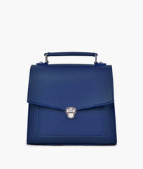 RTW Creation - Blue push-lock messenger bag
