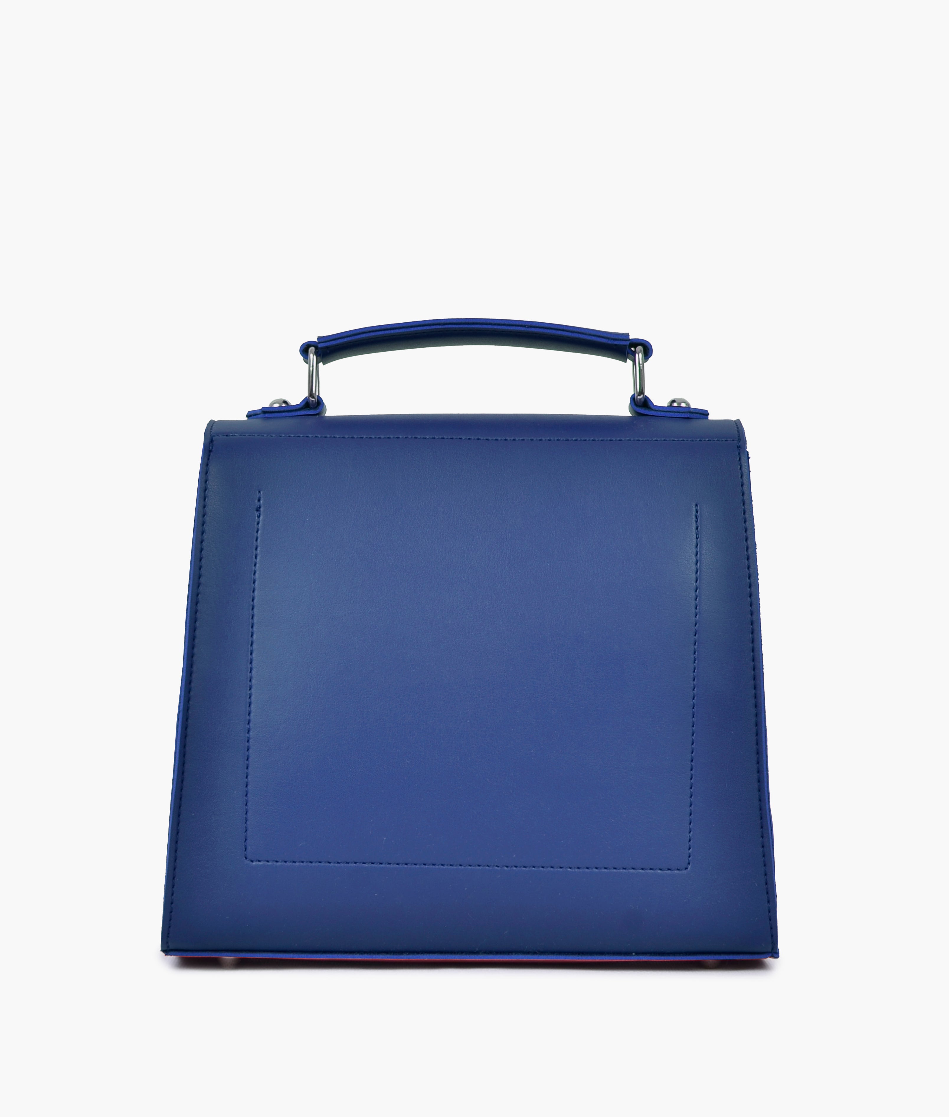 RTW Creation - Blue push-lock messenger bag