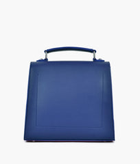 RTW Creation - Blue push-lock messenger bag