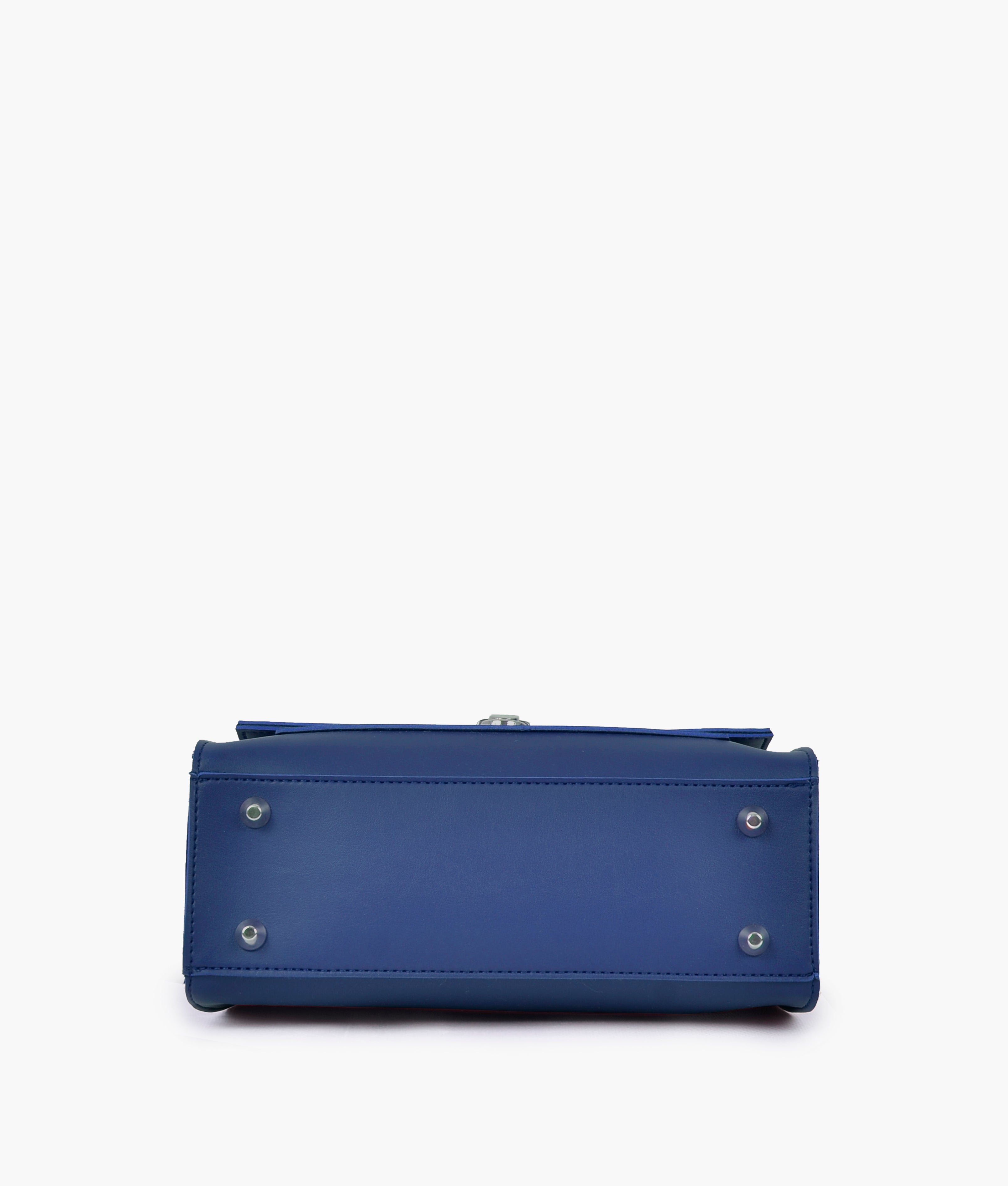 RTW Creation - Blue push-lock messenger bag