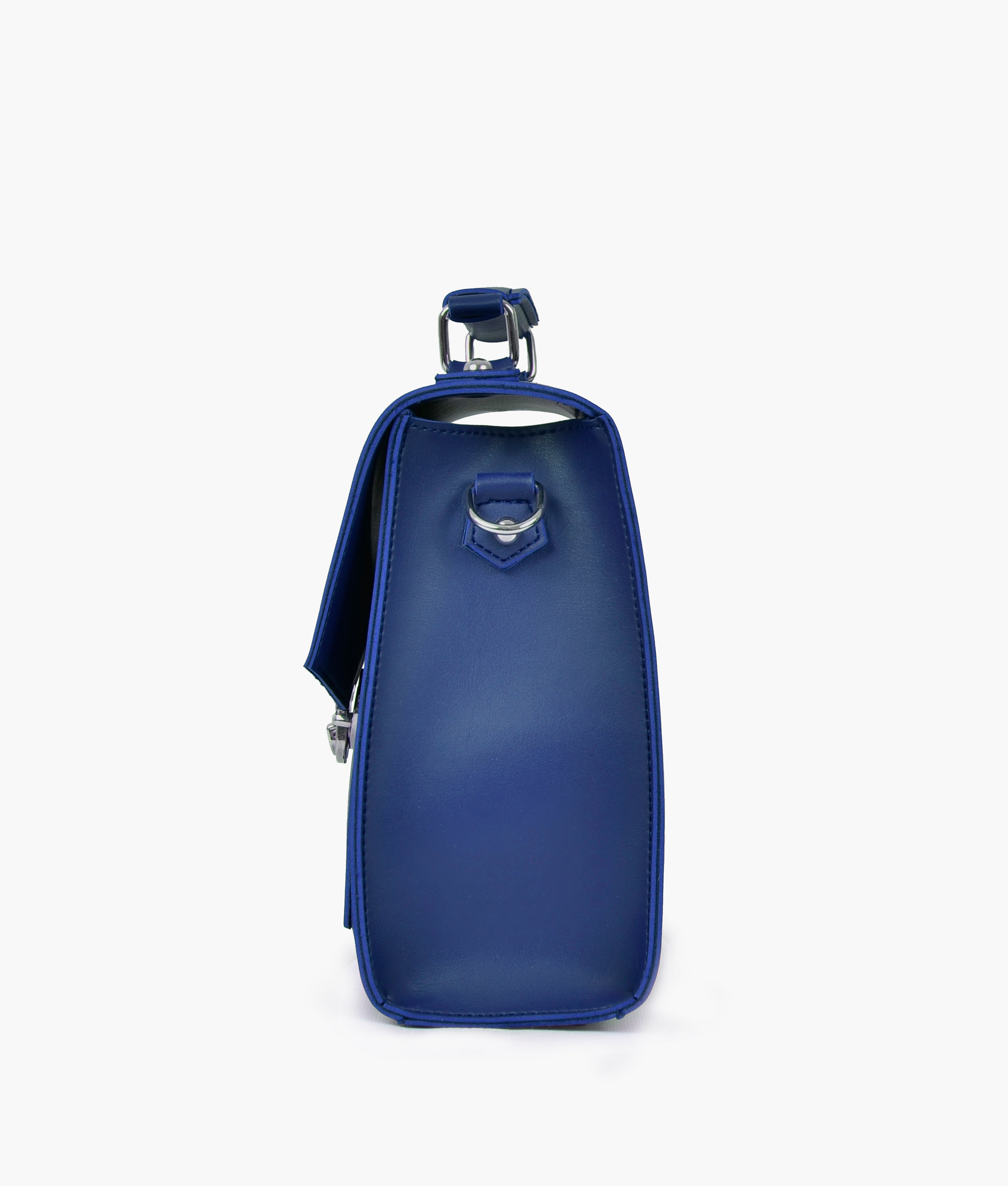RTW Creation - Blue push-lock messenger bag