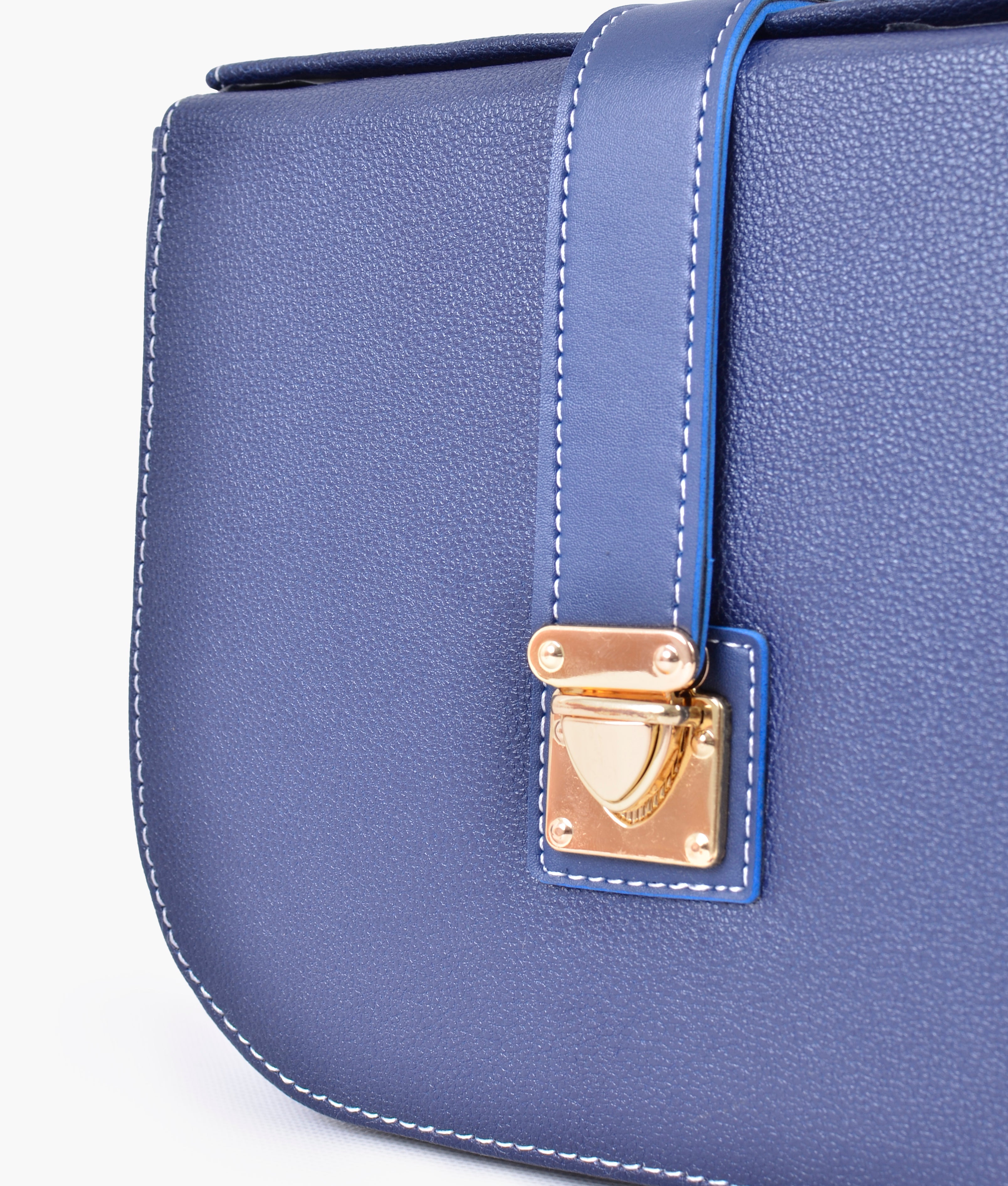 RTW Creation - Blue push-lock saddle bag