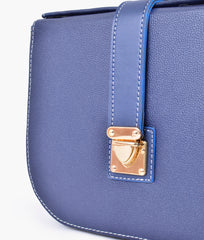 RTW Creation - Blue push-lock saddle bag