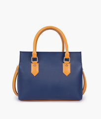 RTW Creation - Blue small satchel bag