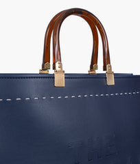 RTW Creation - Blue signature tote bag
