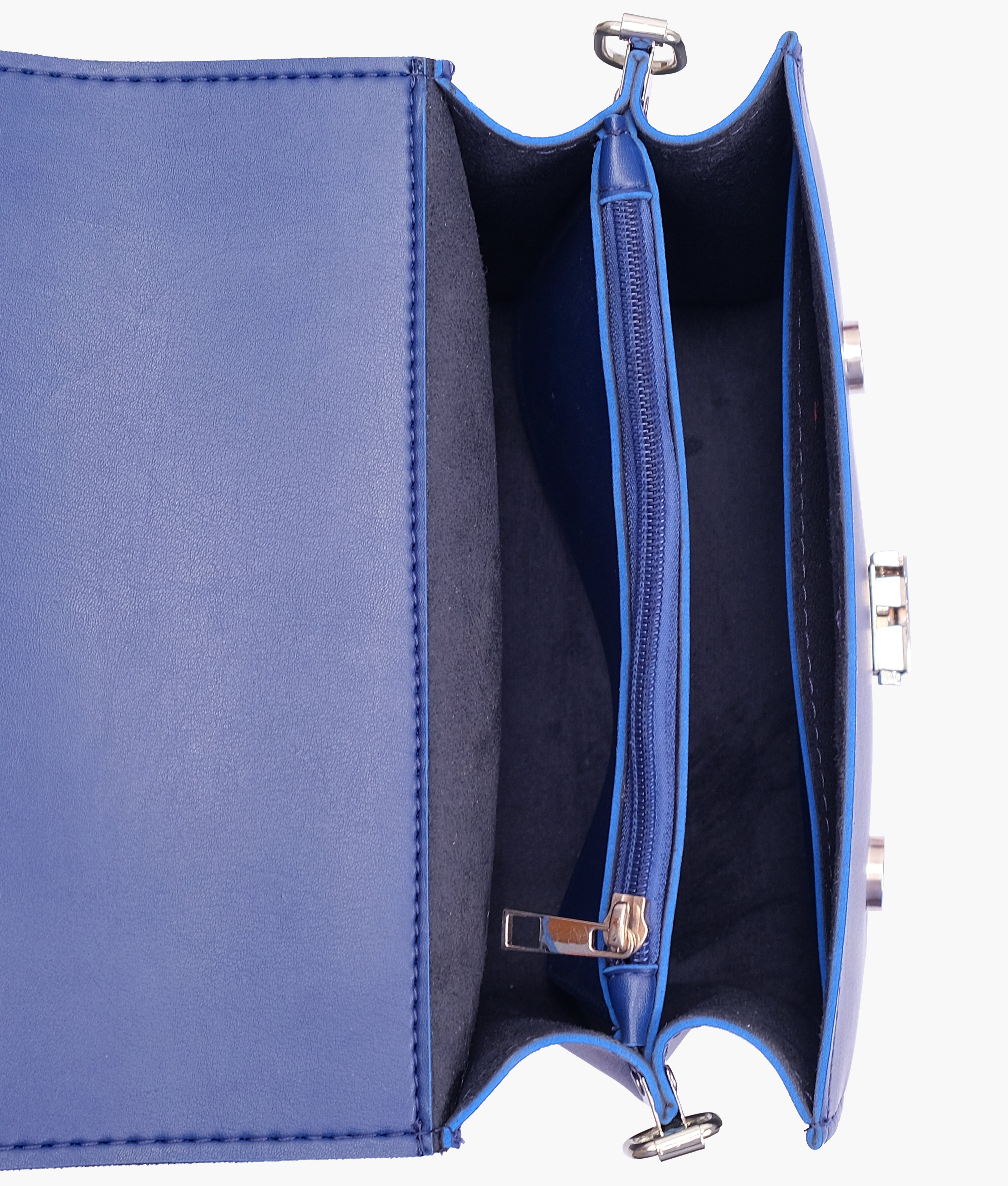 RTW Creation - Blue top-handle mini cross-body bag