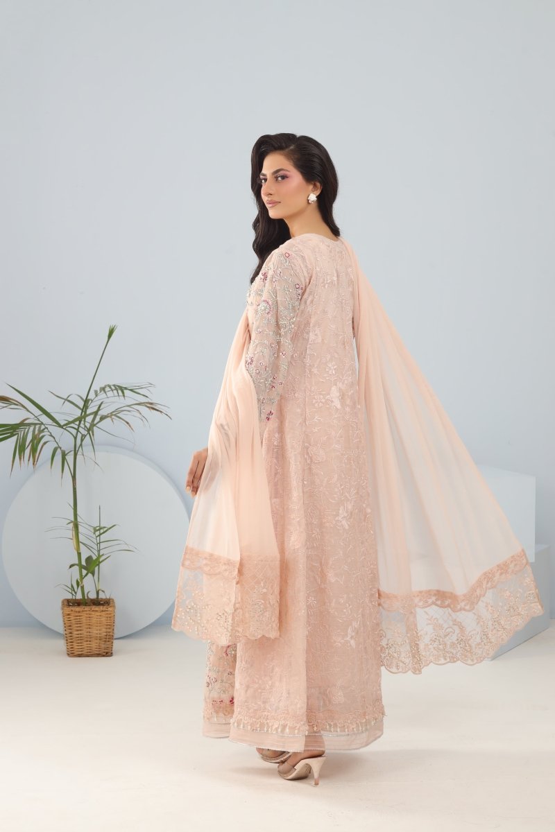 Manahils Stitched Formals K-215-Blush Grandeur