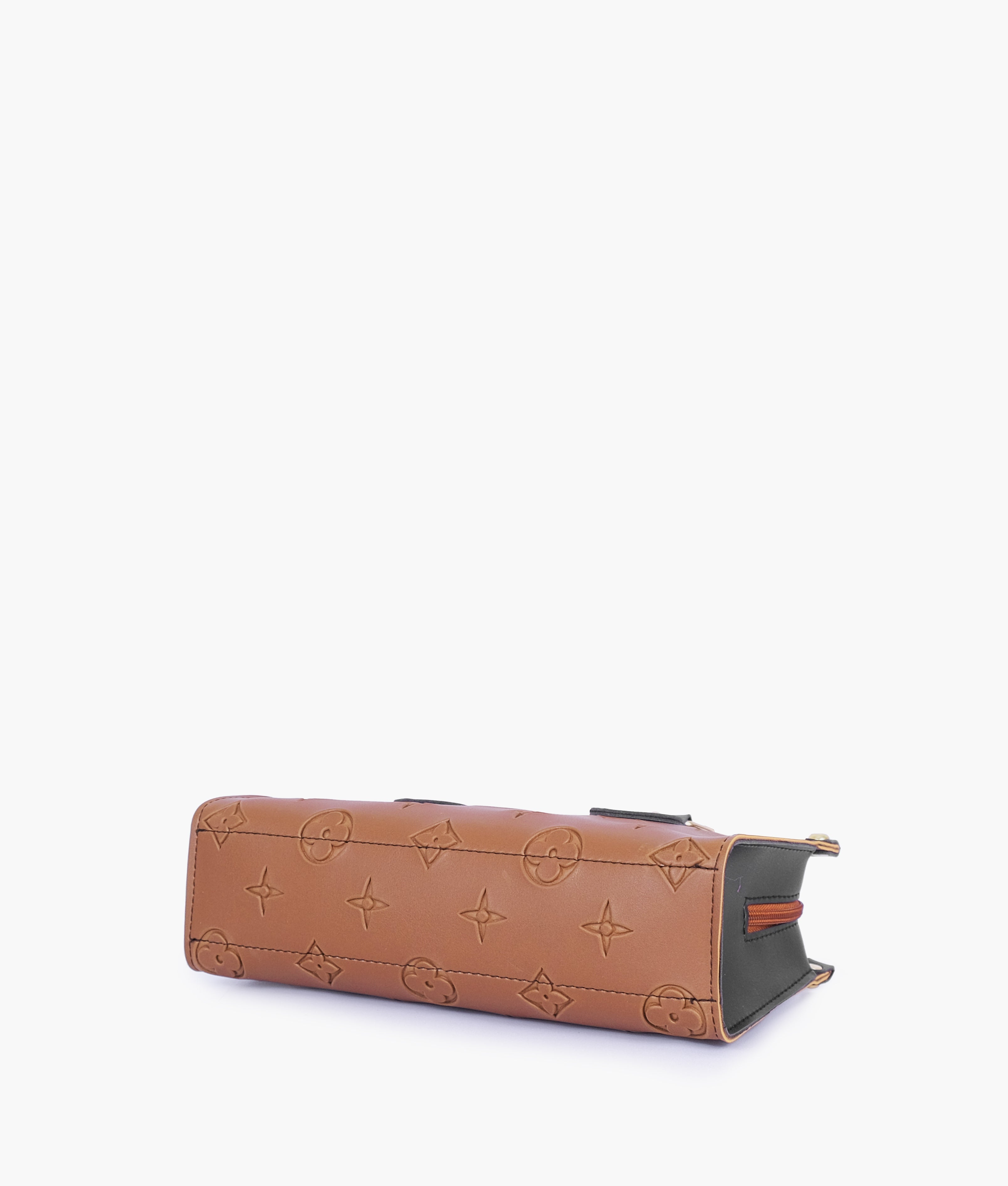 RTW Creation - Brown and black on-the-go mini bag