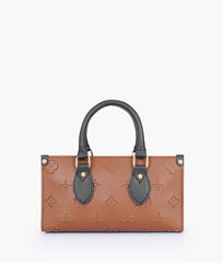 RTW Creation - Brown and black on-the-go mini bag