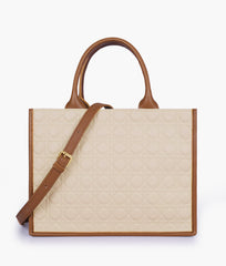 RTW Creation - Brown box tote bag