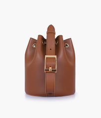 RTW Creation - Brown loop handle bucket bag