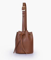 RTW Creation - Brown loop handle bucket bag