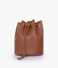RTW Creation - Brown loop handle bucket bag