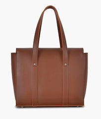 RTW Creation - Brown carry-all satchel bag