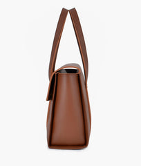 RTW Creation - Brown carry-all satchel bag