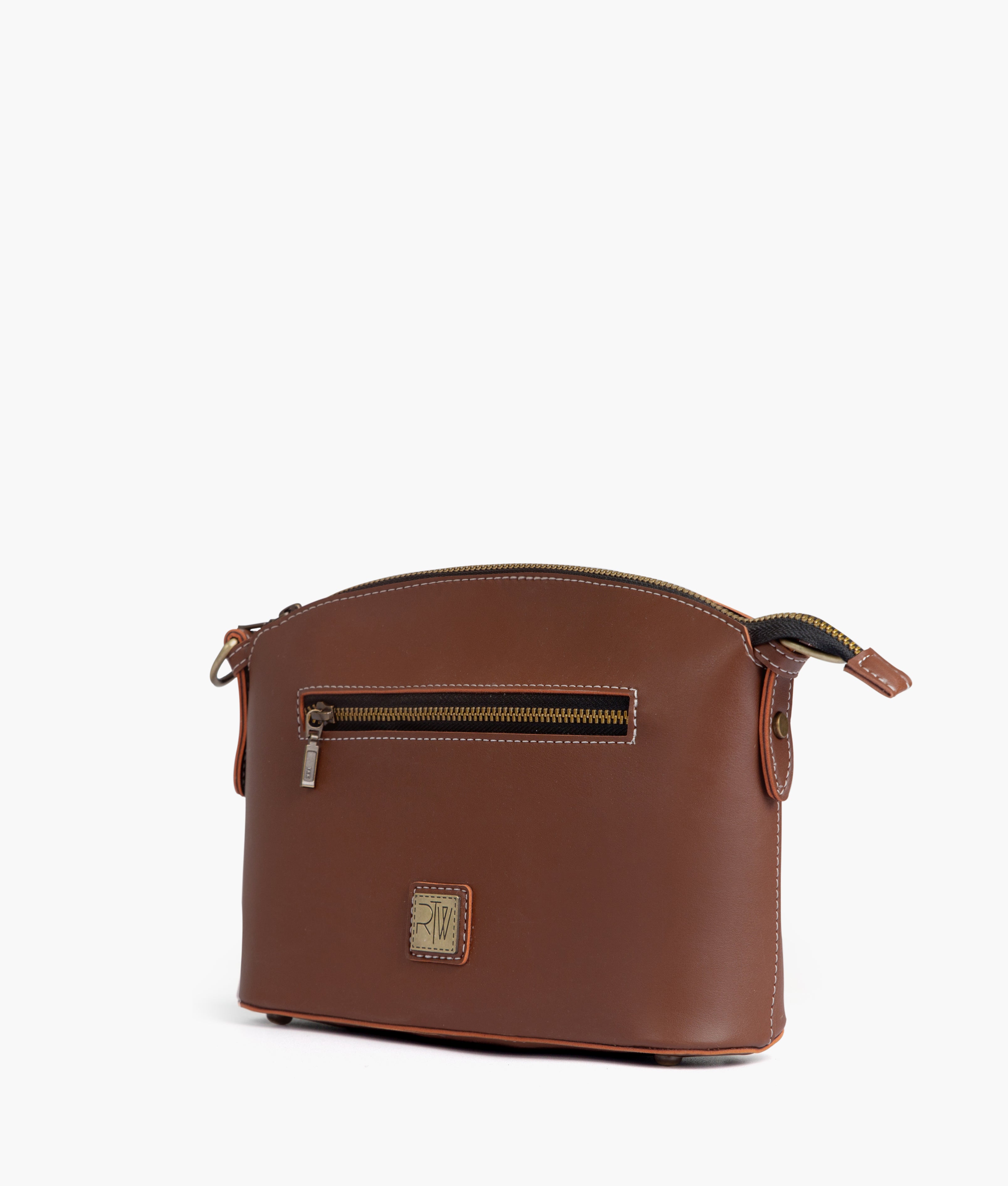RTW Creation - Brown dome cross-body bag