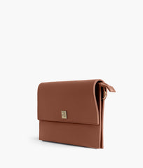 RTW Creation - Brown envelope shoulder bag