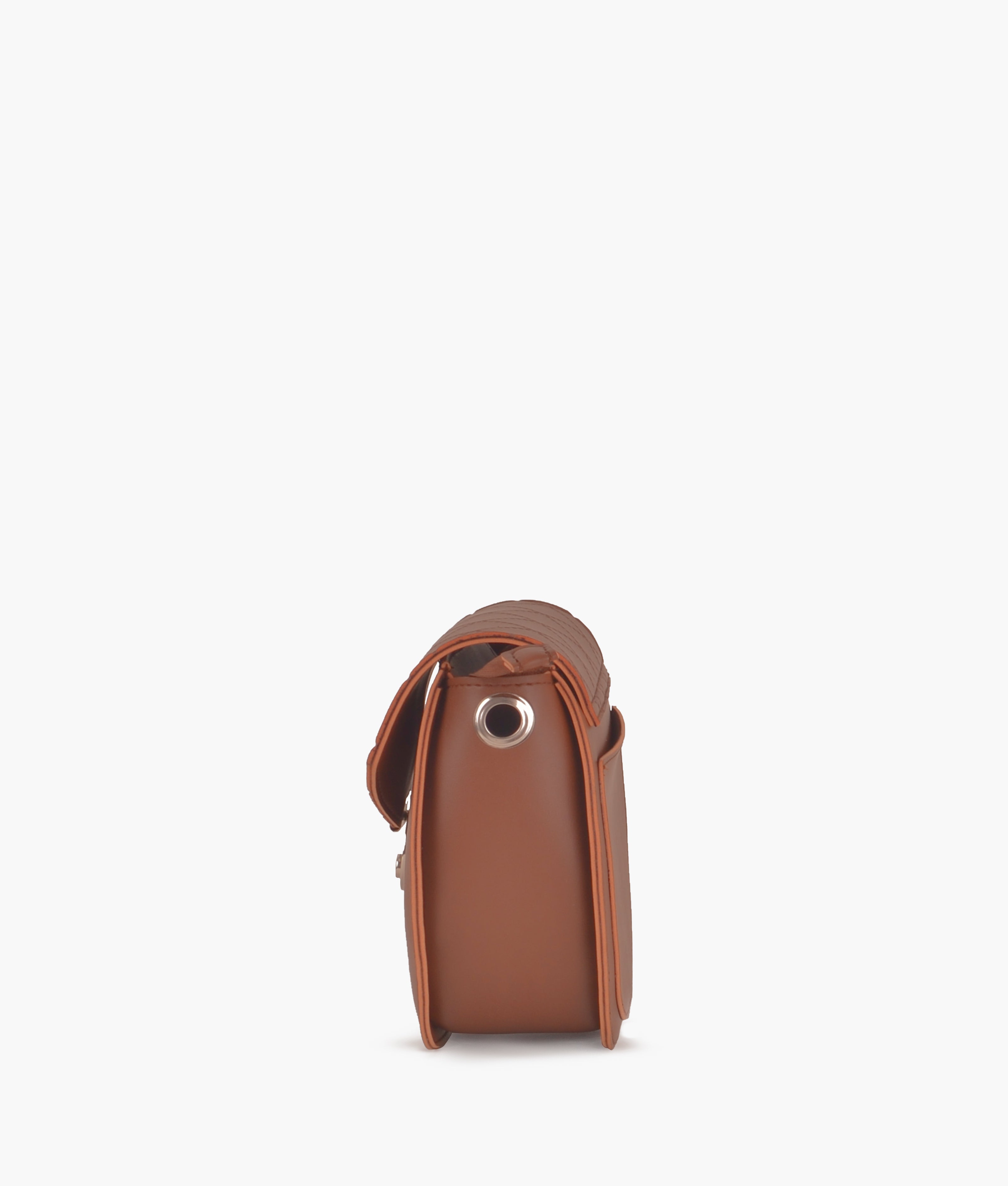 RTW Creation - Brown saddle bag with front lock