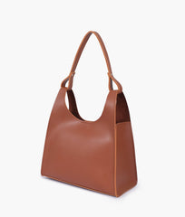 RTW Creation - Brown hobo tote bag
