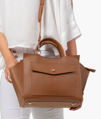 RTW Creation - Brown top-handle bag