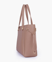 RTW Creation - Brown minimalist tote