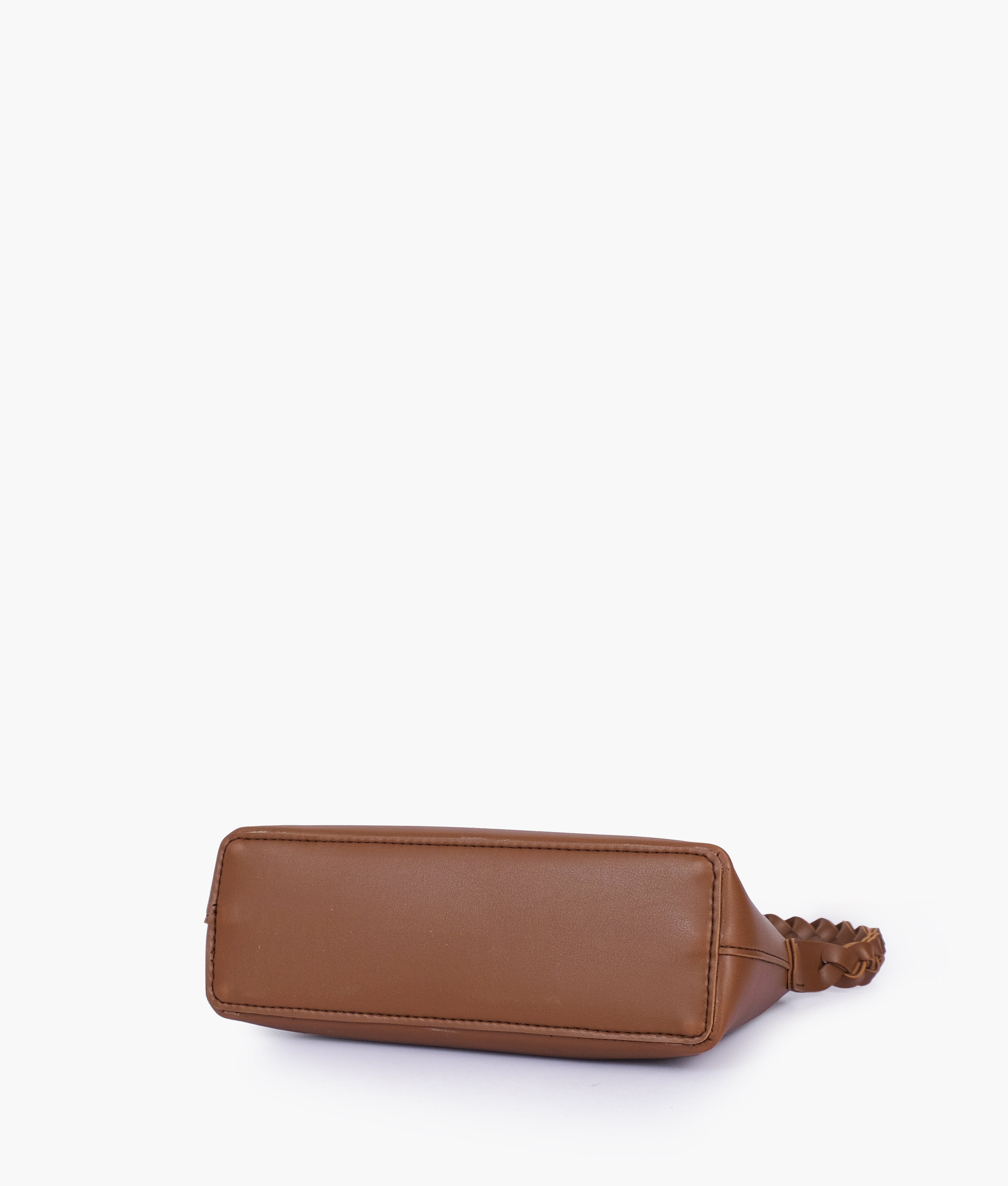 RTW Creation - Brown purse with braided strap