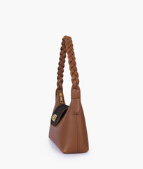 RTW Creation - Brown purse with braided strap