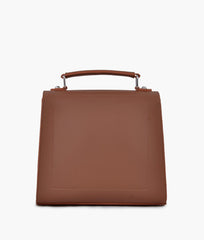 RTW Creation - Brown push-lock messenger bag