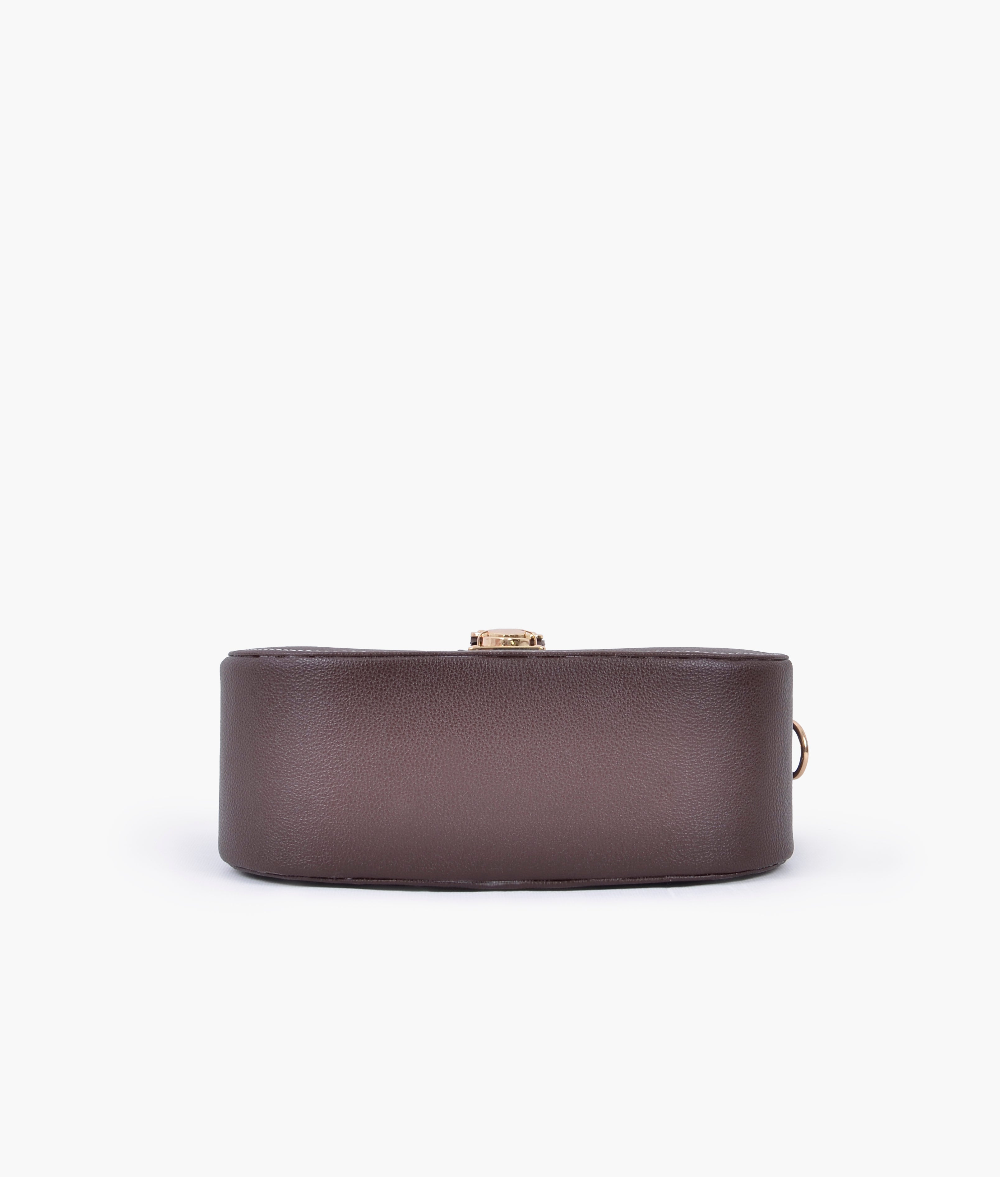 RTW Creation - Brown push-lock saddle bag