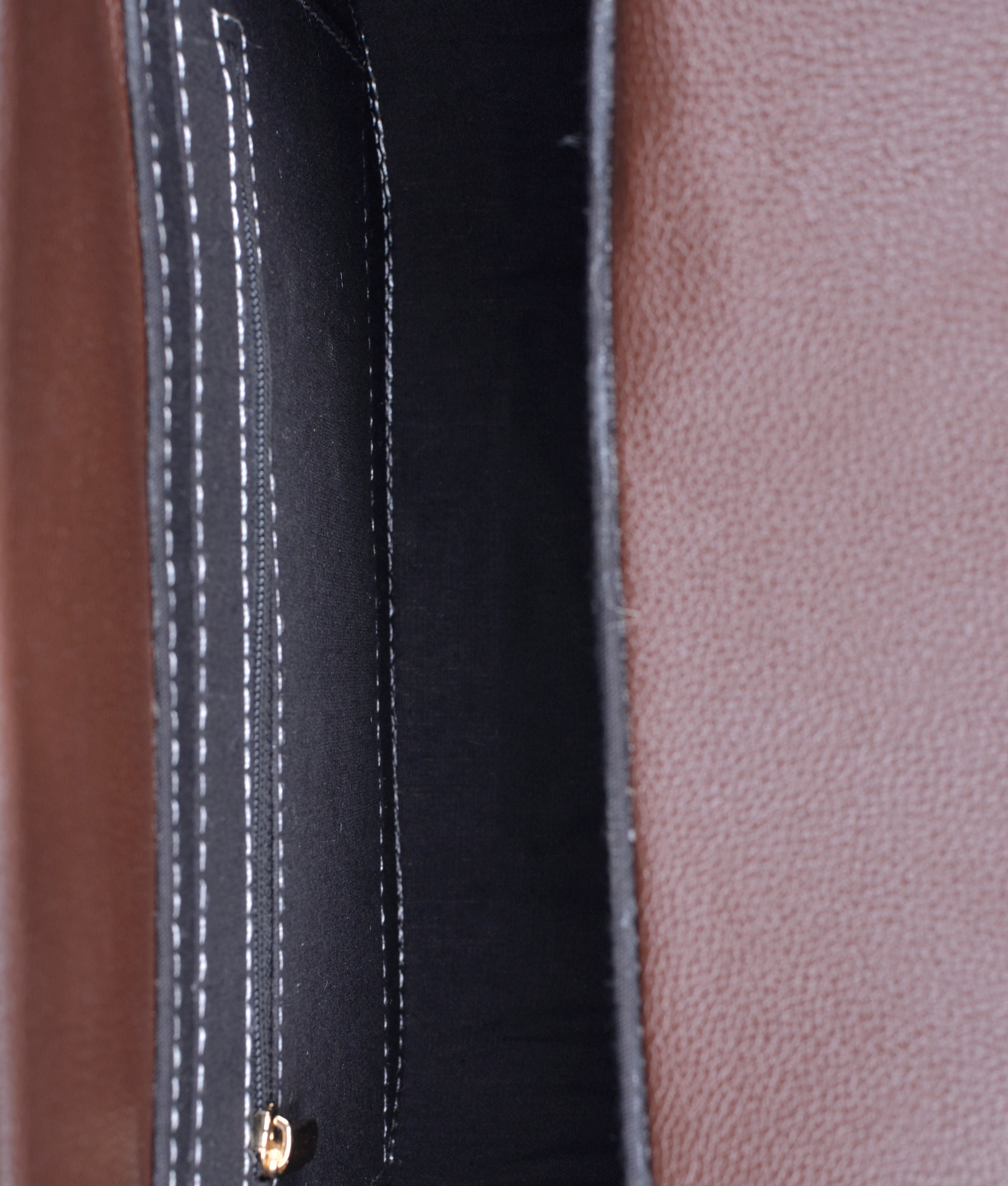 RTW Creation - Brown push-lock saddle bag