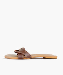 RTW Creation - Brown cross over flats