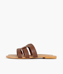 RTW Creation - Brown cutout flats