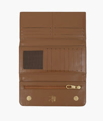 RTW Creation - Brown three-fold wallet