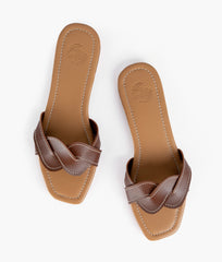 RTW Creation - Brown cross over flats