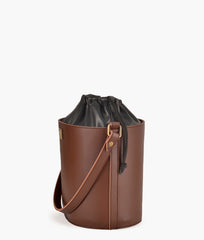 RTW Creation - Brown top-handle bucket bag