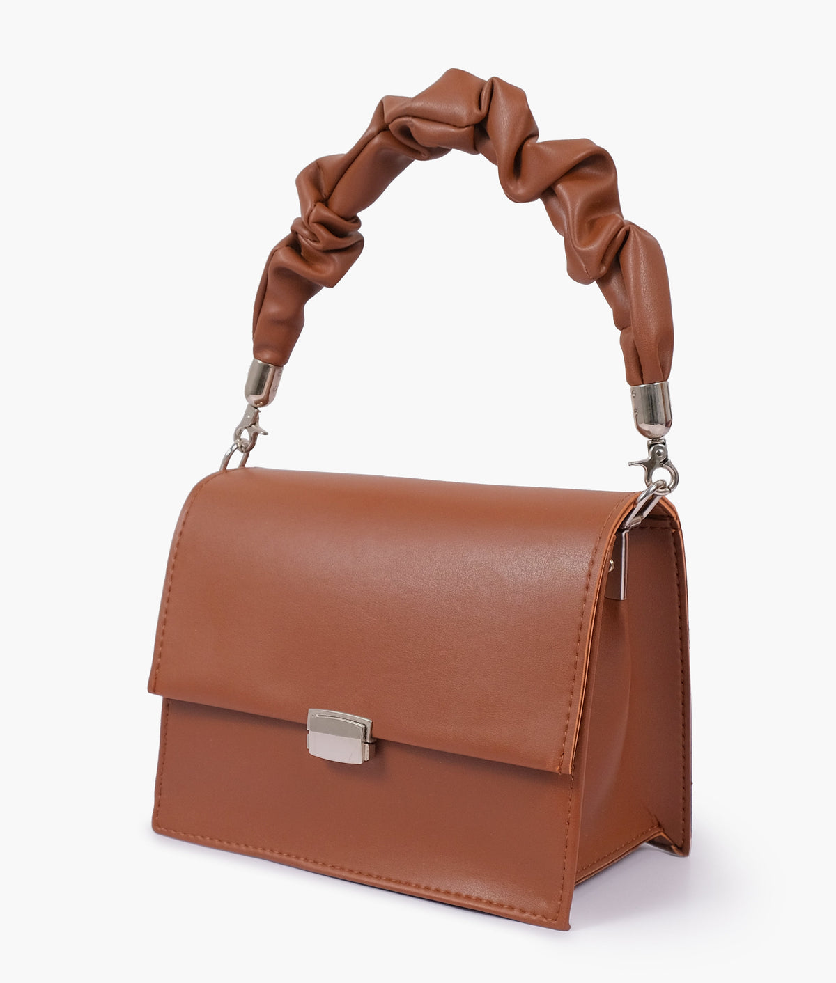 RTW Creation - Brown top-handle mini cross-body bag