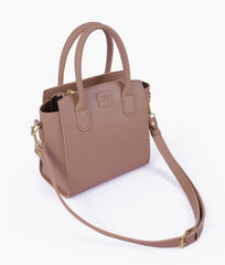 RTW Creation - Brown top-handle mini handbag