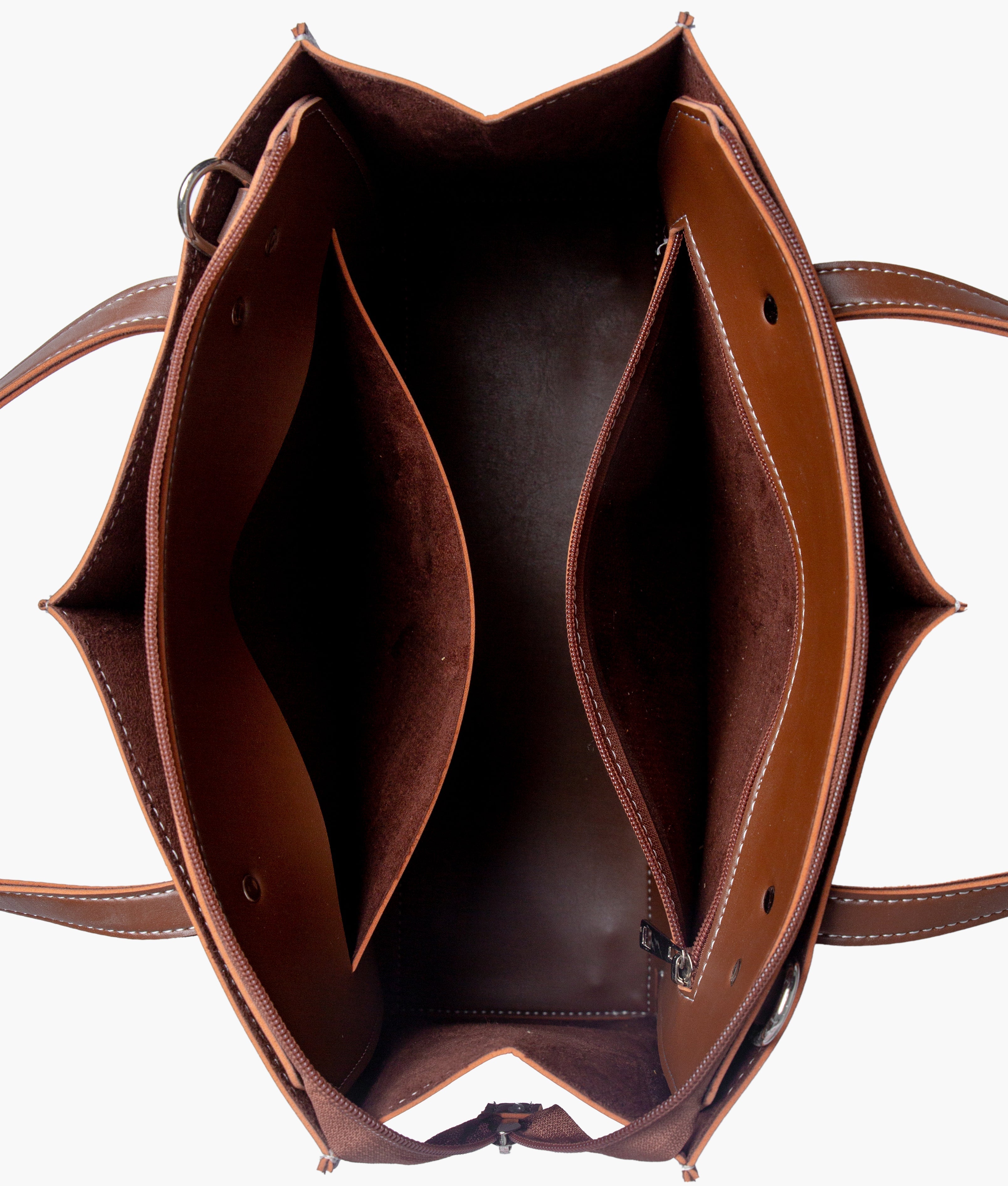 RTW Creation - Brown work tote bag
