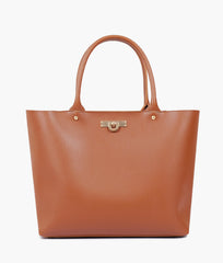RTW Creation - Brown zipper tote bag