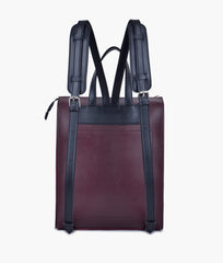 RTW Creation - Burgundy and black adventure backpack