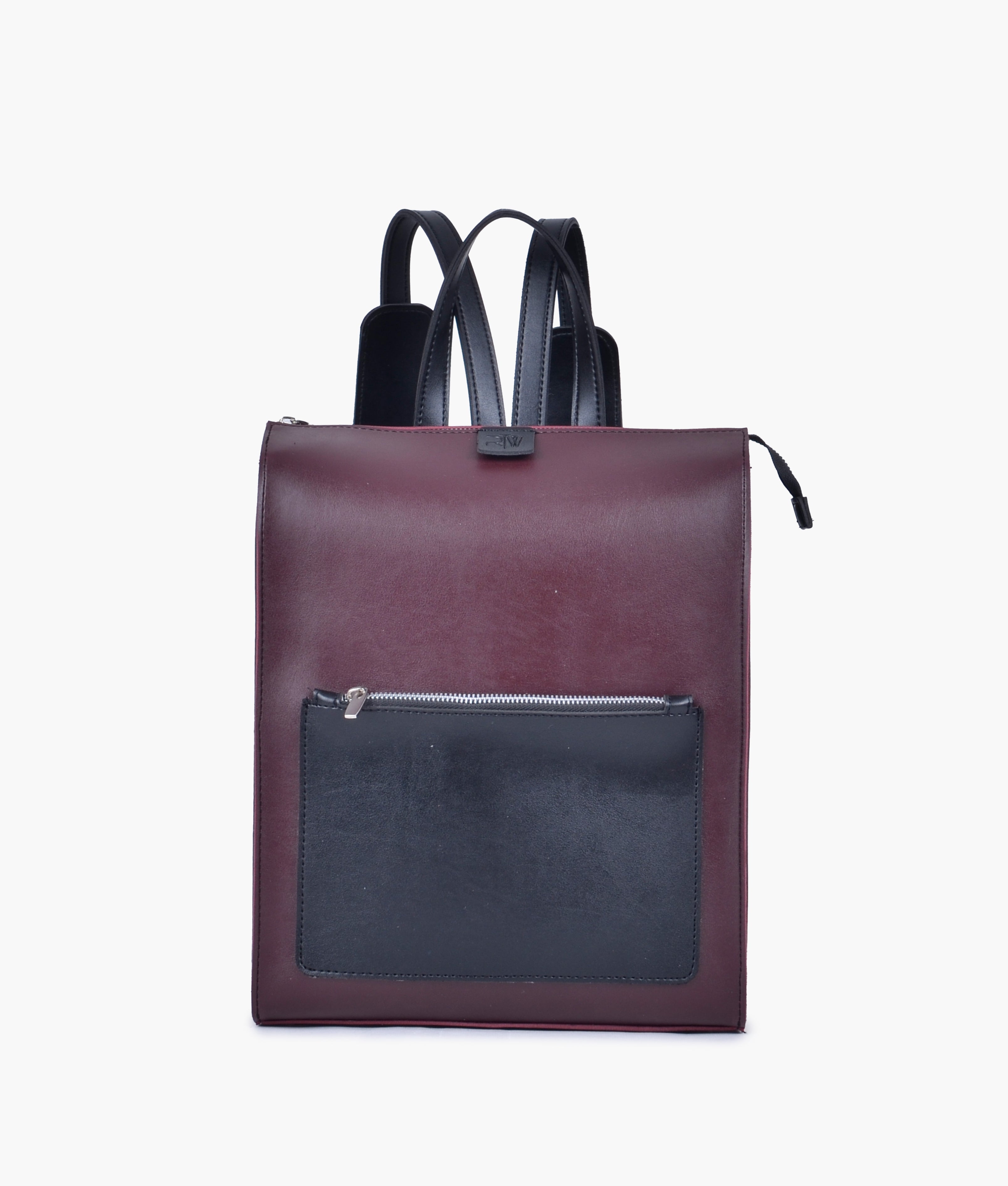 RTW Creation - Burgundy and black adventure backpack