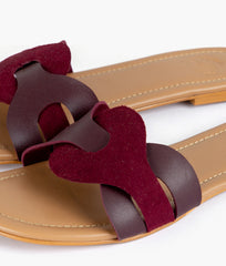 RTW Creation - Burgundy suede flats