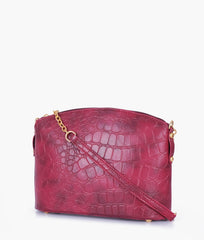 RTW Creation - Burgundy crocodile neverfull two piece set