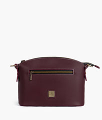 RTW Creation - Burgundy dome cross-body bag