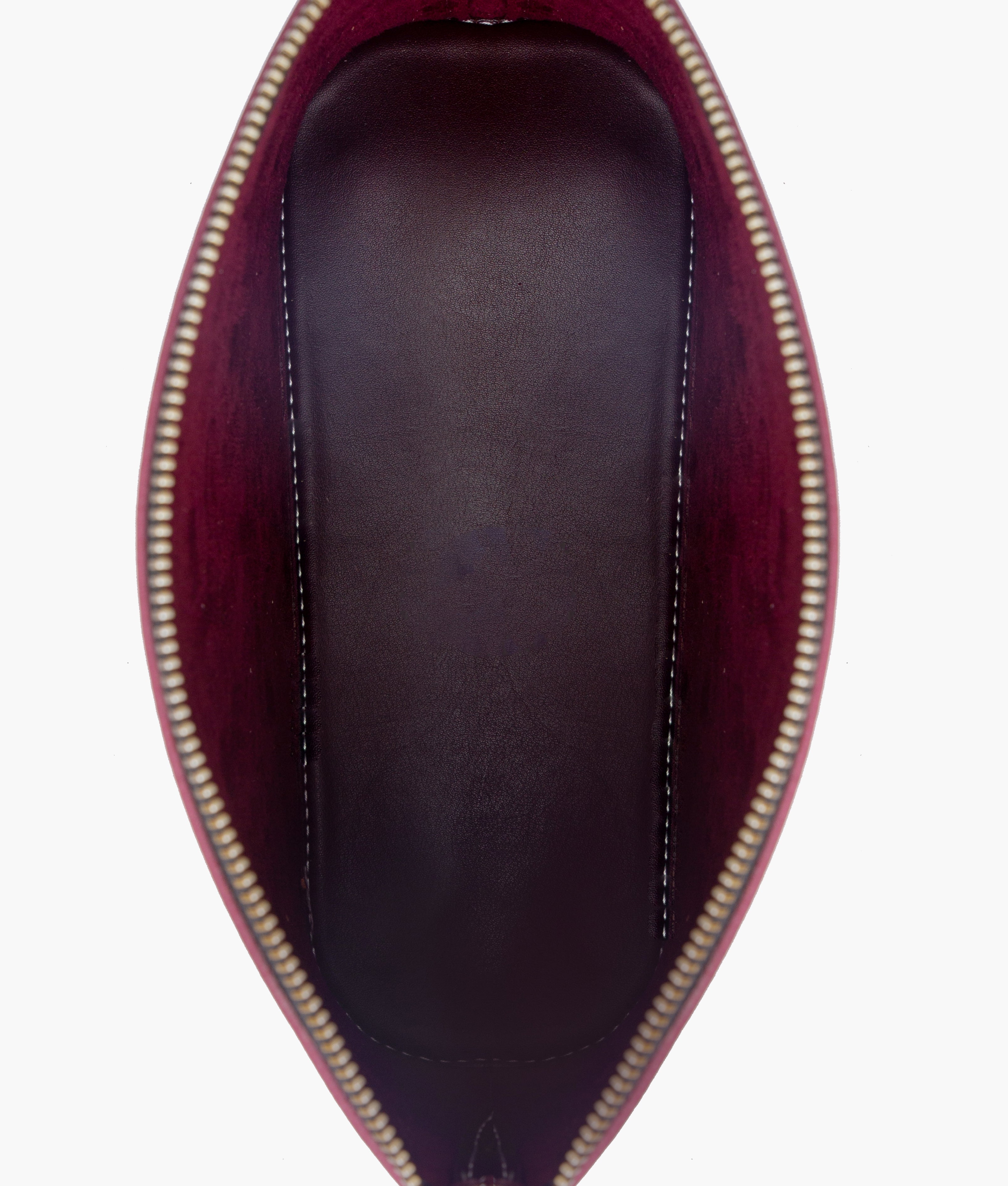 RTW Creation - Burgundy dome cross-body bag