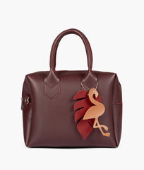 RTW Creation - Burgundy mini bowling bag