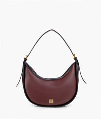 RTW Creation - Burgundy with black hobo bag