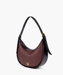 RTW Creation - Burgundy with black hobo bag
