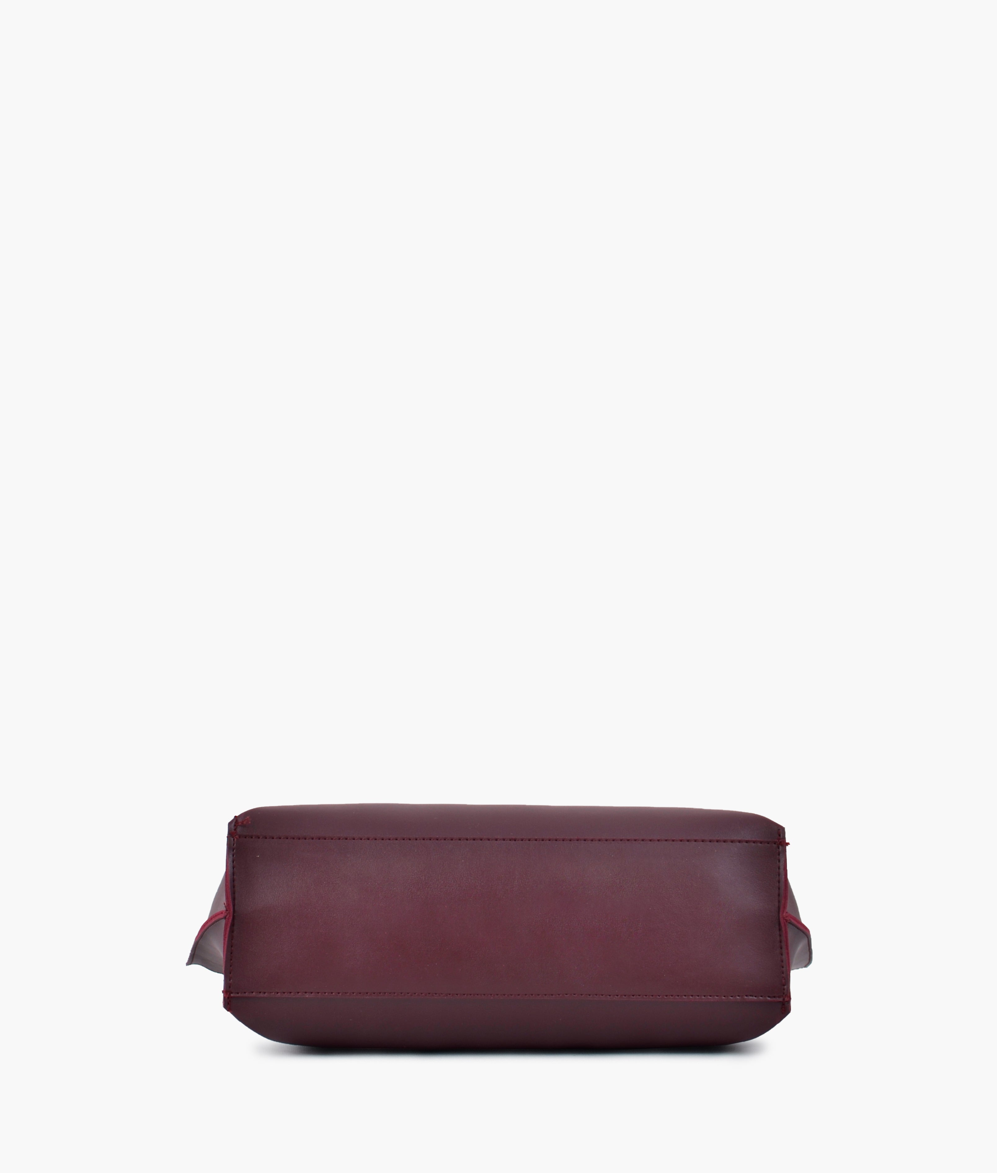 RTW Creation - Burgundy long handle tote bag