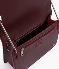 RTW Creation - Burgundy loop strap shoulder bag